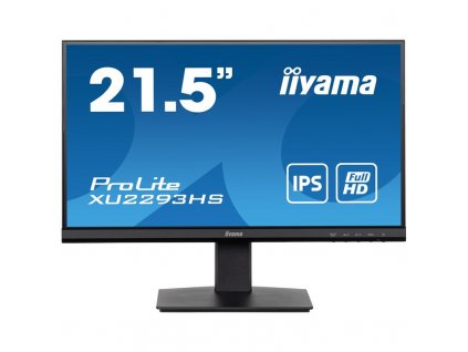Monitor IIYAMA ProLite XU2293HS-B5 21.5",LED podsvícení, IPS panel, 3ms, 1000: 1, 250cd/m2, 1920 x 1080 Full HD, - černý
