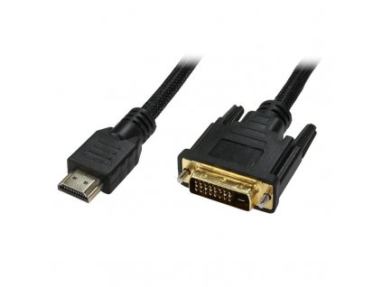 Kabel Evolveo DVI/HDMI, 1,8m - černý