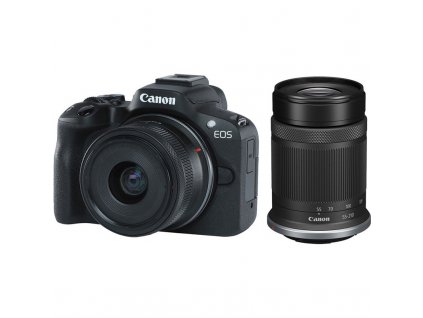 CSC fotoaparát Canon EOS R50 + RF-S 18-45 IS STM + RF-S 55-210 mm F5-7.1 IS, černý