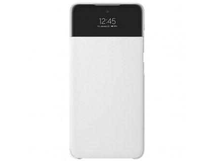 Pouzdro na mobil flipové Samsung S View Wallet Cover na Galaxy A52/A52 5G/A52s 5G - bílé