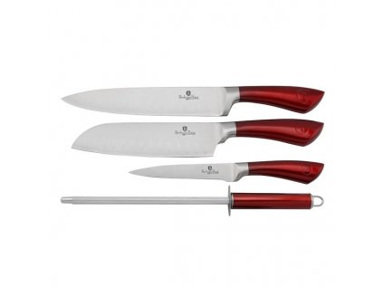 Sada kuchyňských nožů Berlinger Haus Burgundy Metallic Line