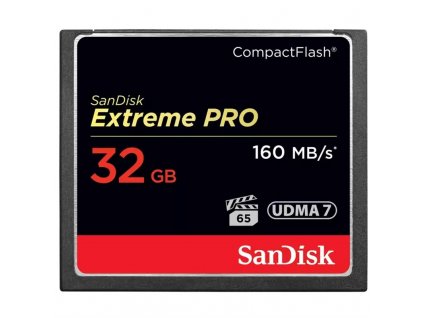 Paměťová karta SanDisk CF Extreme Pro 32 GB (160R/150W)