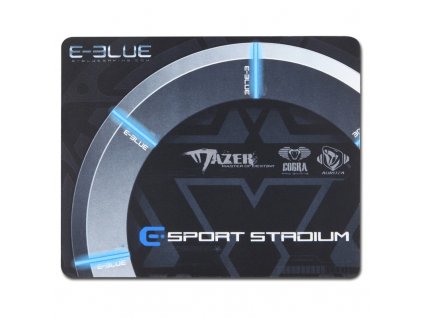 Podložka pod myš, Gaming Arena, herní, černo-šedá, 26x21x0,2cm, E-Blue