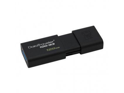 Flash USB Kingston DataTraveler 100 G3 128GB USB 3.0 - černý (zdarma)