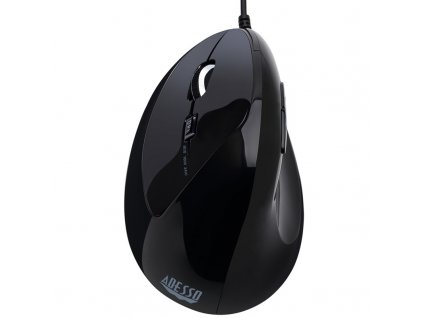 Myš Adesso iMouse E7, pro leváky optická/6 tlačítek/6400DPI - černá