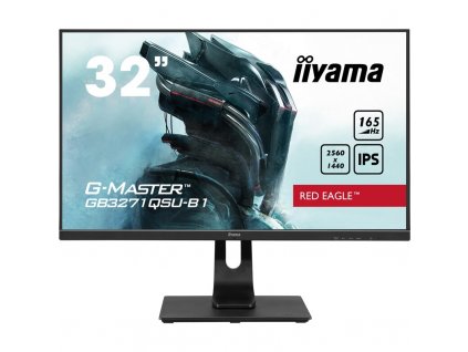Monitor IIYAMA G-Master GB3271QSU-B1 31.5",LED, IPS, 1ms, 1200:1, 400cd/m2, 2560 x 1440, - černý