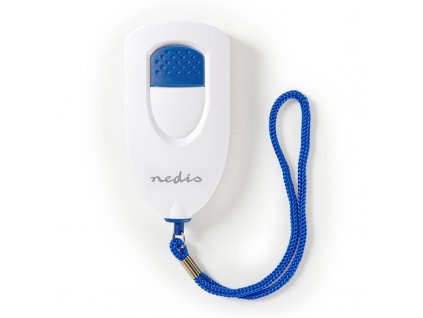 Alarm Nedis osobní alarm, hlasitost 85 dB, 2x AAA - bílý/modrý