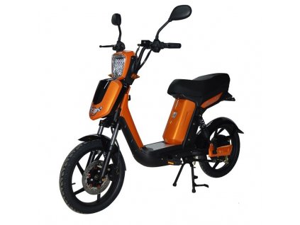 Elektrický motocykl RACCEWAY E-BABETA, oranžový