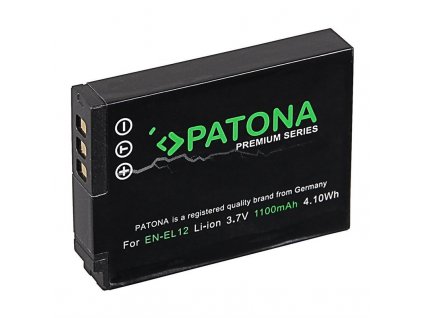 Baterie PATONA pro Nikon EN-EL12 1100mAh Li-Ion Premium