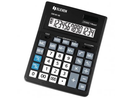 Kalkulačka Eleven CDB1401-BK, stolní, čtrnáctimístná - černá