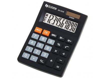 Kalkulačka Eleven SDC022SR, stolní, desetimístná - černá