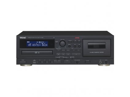 CD přehrávač Teac AD-850-SE, s kazetovou mechanikou, černý