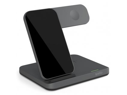 Bezdrátová nabíječka Spello by Epico 3in1 Wireless Charging Stand pro Samsung - černá