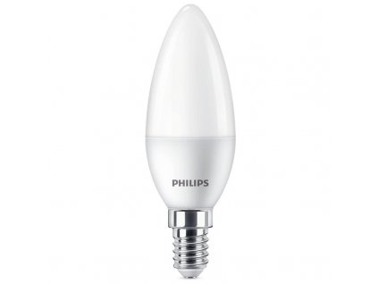 Žárovka LED Philips svíčka, 5W, E14, studená bílá