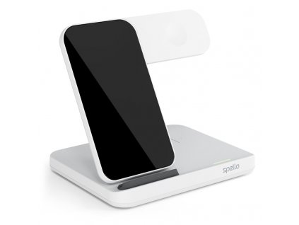 Bezdrátová nabíječka Spello by Epico 3in1 Wireless Charging Stand pro Samsung - bílá