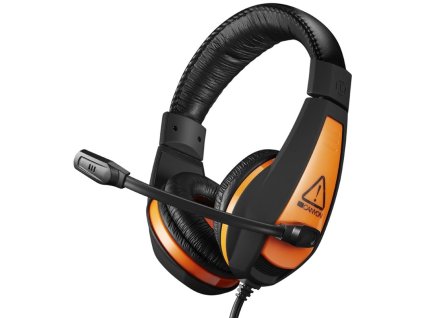 Headset Canyon Star Raider GH-1A - černý/oranžový