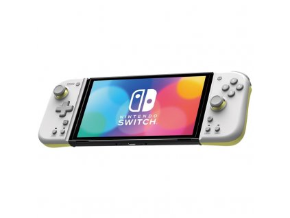 Gamepad HORI Split Pad Compact na Nintendo Switch - šedý/žlutý