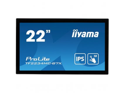 Monitor IIYAMA ProLite TF2234MC-B7X 21.5",LED podsvícení, IPS panel, 8ms, 1000: 1, 350cd/m2, 1920 x 1080 Full HD, - černý