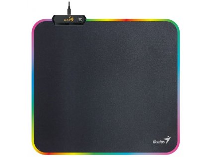 Podložka pod myš Genius GX-Pad 260S RGB, 26 x 24 cm - černá