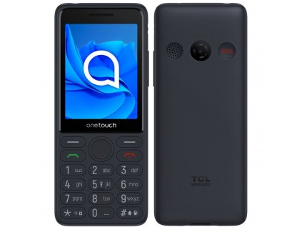 Mobilní telefon TCL Onetouch 4022S + nabíjecí stojánek - šedý