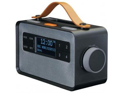 Radiopřijímač DAB+ Lenco PDR-065BK, SENIOR