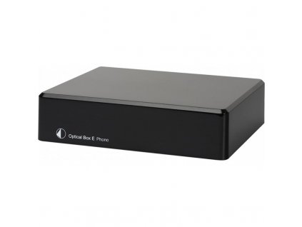 Gramofonový předzesilovač Pro-Ject Optical Box E Phono - pro MM přenosky s A/D převodník, černý