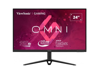 Monitor ViewSonic OMNI VX2428J 24",LED podsvícení, IPS panel, 5ms, 1000: 1, 250cd/m2, 1920 x 1080 Full HD, - černý