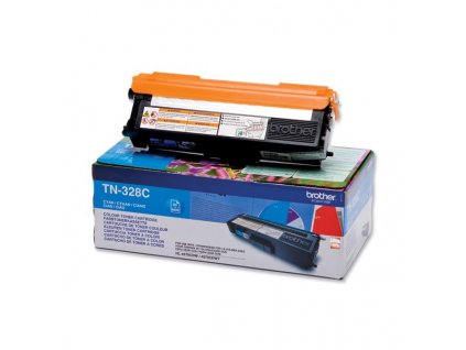 Toner Brother TN-328C, 6000 stran - azurový