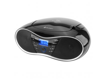 Radiopřijímač GoGEN CDM 388 SUBT S s CD/MP3/USB/SD/BT, černá
