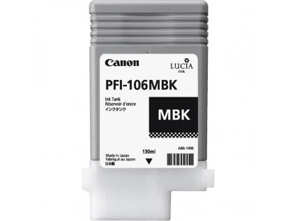 Inkoustová náplň Canon PFI106MBk, 130ml - černá