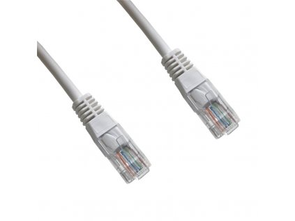 Kabel DATACOM síťový (RJ45), 0,25m - bílý