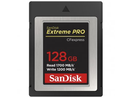 Paměťová karta SanDisk Extreme Pro CFexpress 128GB, (1700R/1200W), Type B
