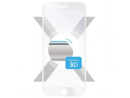 Tvrzené sklo FIXED 3D Full-Cover na Apple iPhone 7/8/SE (2020) - bílé