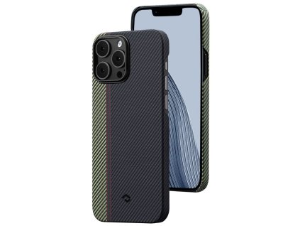 Kryt na mobil Pitaka Fusion Weaving MagEZ Case 3 overture na Apple iPhone 14 Pro - černý