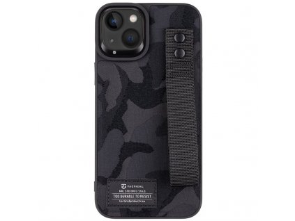 Kryt na mobil Tactical Camo Troop Drag Strap na Apple iPhone 14 Plus - černý