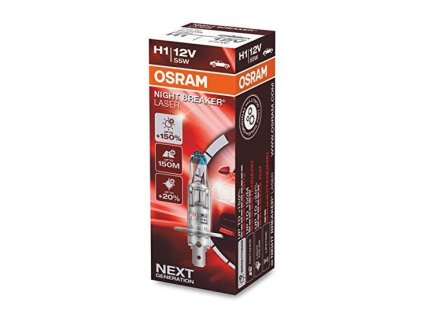 Autožárovka Osram H1 12V 55W P14,5s NIGHT BREAKER® LASER