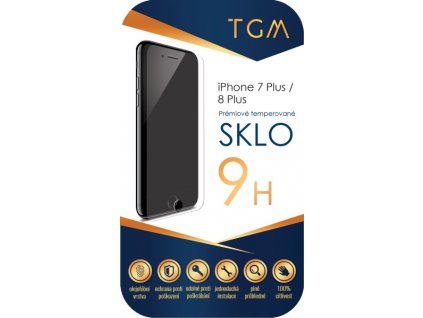 Tvrzené sklo TGM na Apple iPhone 6 Plus / 7 Plus / 8 Plus - průhledné