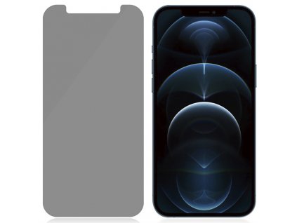 Tvrzené sklo PanzerGlass Standard Privacy Antibacterial na Apple iPhone 12 Pro Max