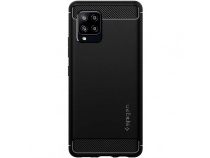 Kryt na mobil Spigen Rugged Armor na Samsung Galaxy A42 5G - černý