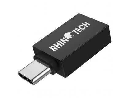 Redukce RhinoTech USB/USB-C - černá