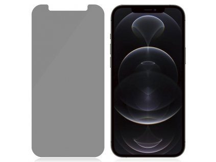 Tvrzené sklo PanzerGlass Standard Privacy Antibacterial na Apple iPhone 12/12 Pro