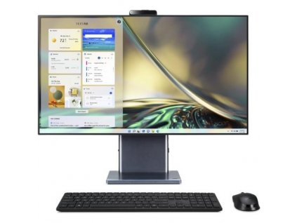 Počítač All In One Acer Aspire S27-1755 27", 2560 x 1440 QHD , bezdotykový, i7-1260P, SSD 1024 GB, Iris Xe, Microsoft Windows 11 Pro - šedý