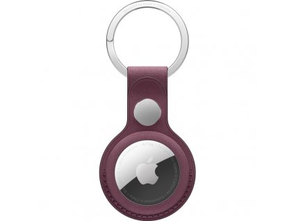 Apple AirTag FineWoven klíčenka - morušově rudá