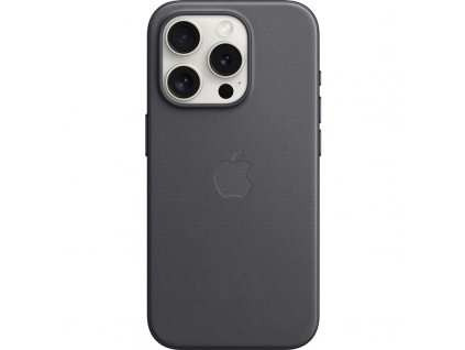 Kryt na mobil Apple FineWoven Case s MagSafe pro iPhone 15 Pro - černý