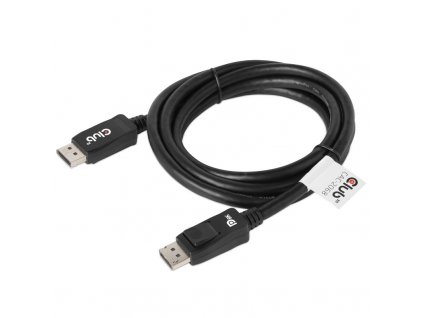 Kabel Club3D DisplayPort 1.4 HBR3 VESA Certified, M/M, 2 m - černý