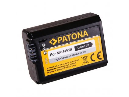 Baterie PATONA pro Sony NP-FW50 950mAh