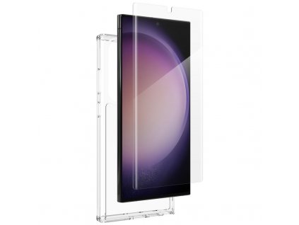 Kryt na mobil iFrogz Defence Bundle Pack + tvrzené sklo na Samsung Galaxy S23 Ultra - průhledný
