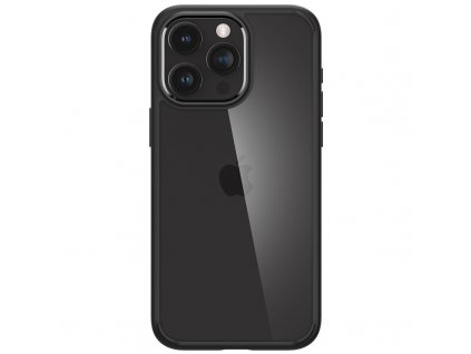 Kryt na mobil Spigen Crystal Hybrid na Apple iPhone 15 Pro - černý/průhledný