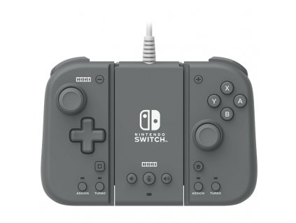 Gamepad HORI Split Pad Pro Attachment Set na Nintendo Switch - šedý