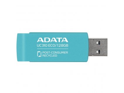 Flash USB ADATA UC310E ECO, USB 3.2, 128GB USB 3.2 - zelený